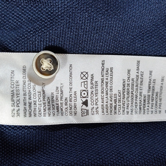 MLB Tommy Bahama Cleveland Indians Mens Polo Like New - Picture 9 of 10